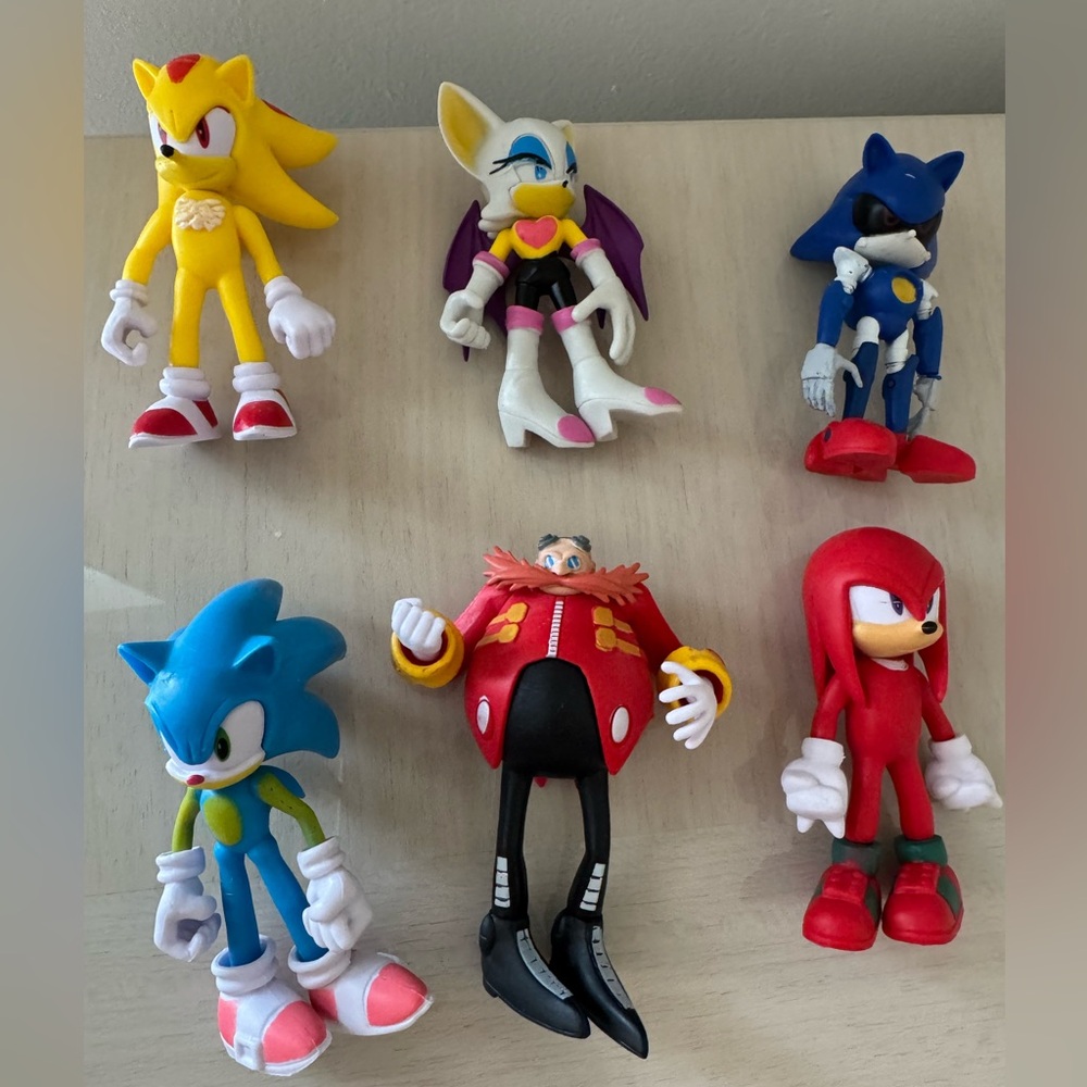Sonic the Hedgehog Action Figure Set - Multicolor